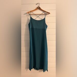 Madewell Dark Teal Strappy Dress New With Tags!!